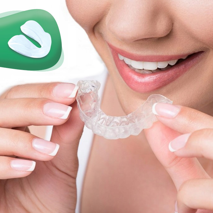 Férula de descarga dental moldeable a su boca con estuche, Férulas Dentales  .NET - Cuidado y Salud Bucal