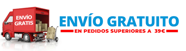 Envío Gratuito - En pedidos superiores a 39€